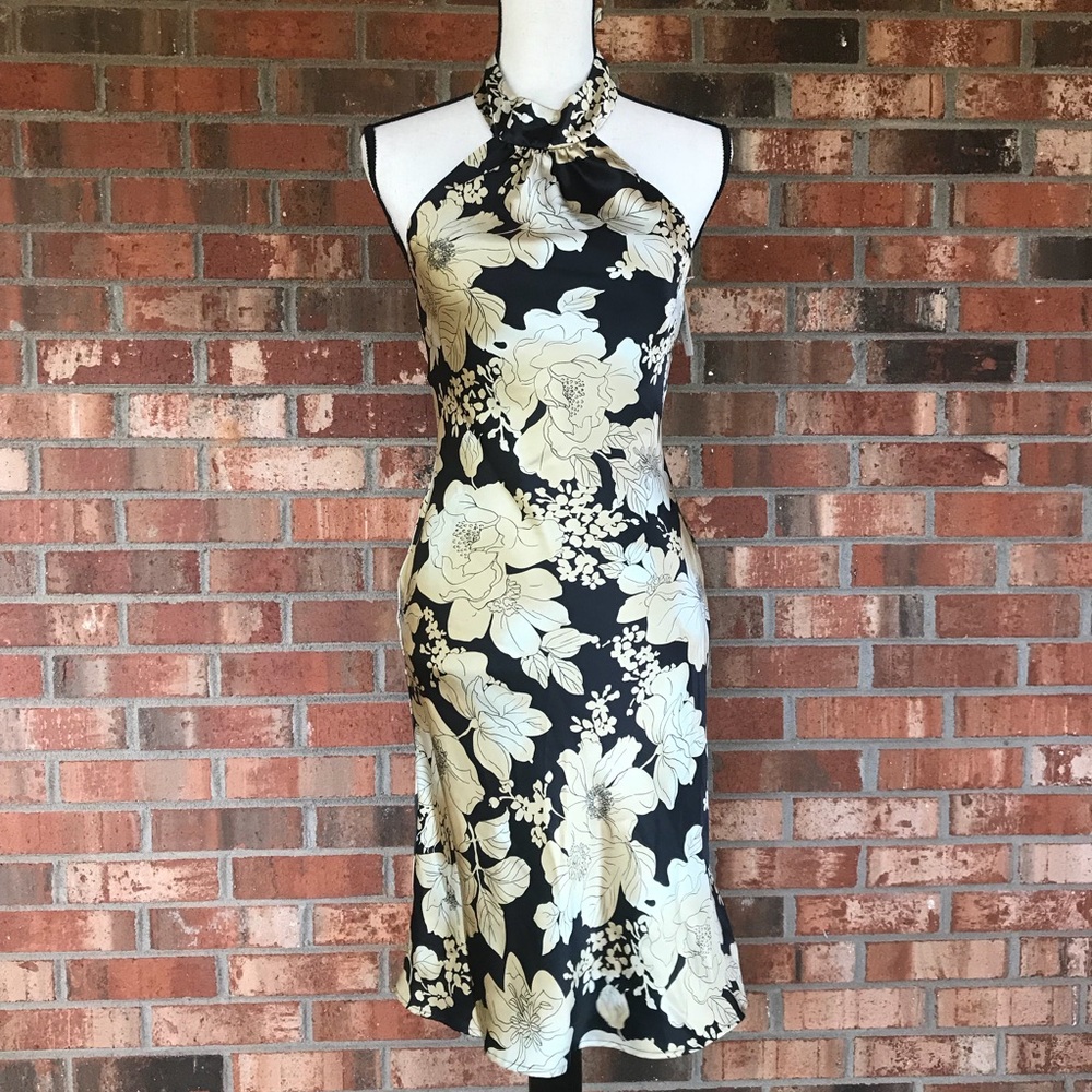 White House | Black Market 100% Silk Dress